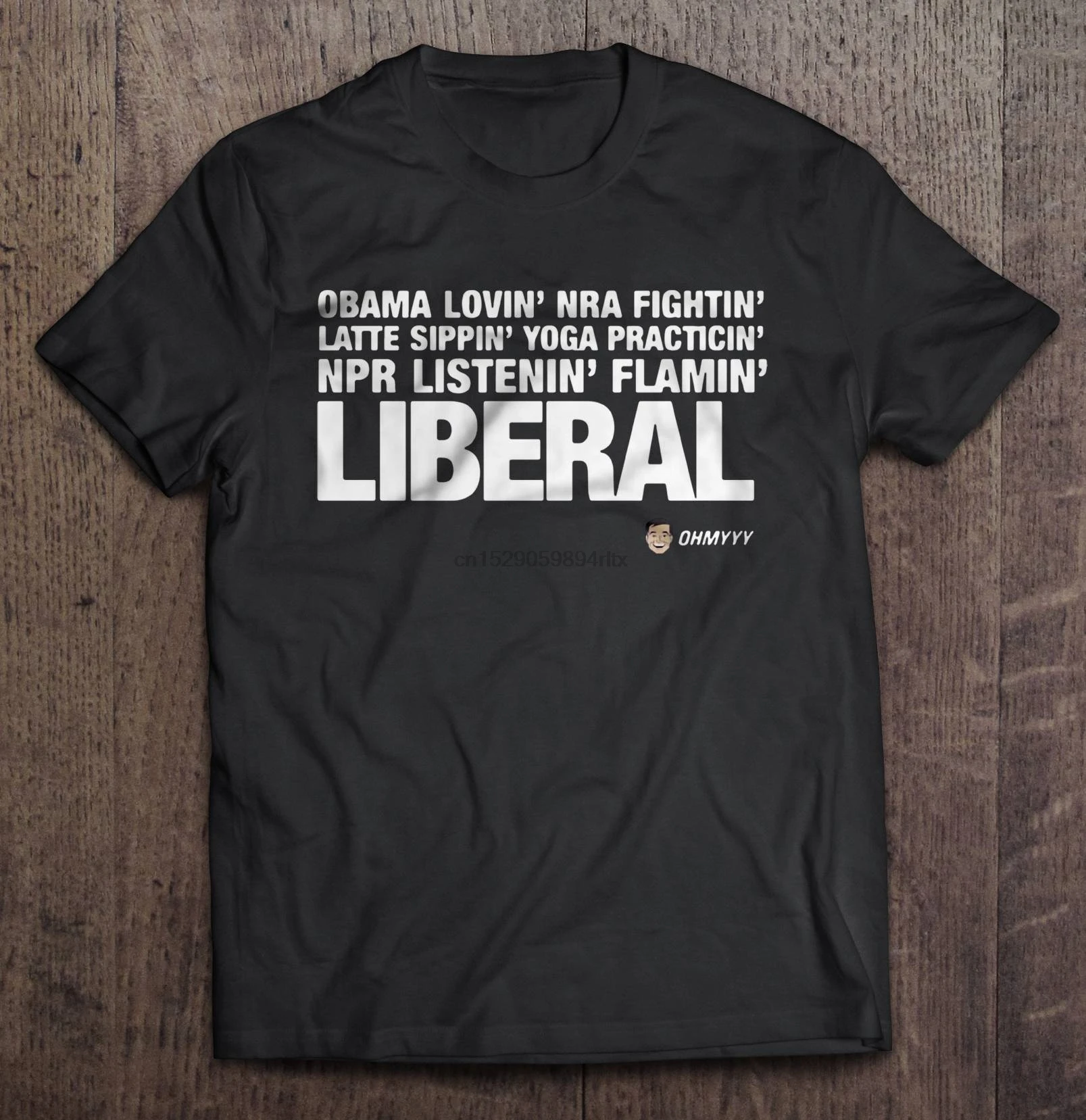 Мужская футболка Obama Lovin' Nra Fightin' латте Sippin' Йога practicin Npr Listenin' флагманская