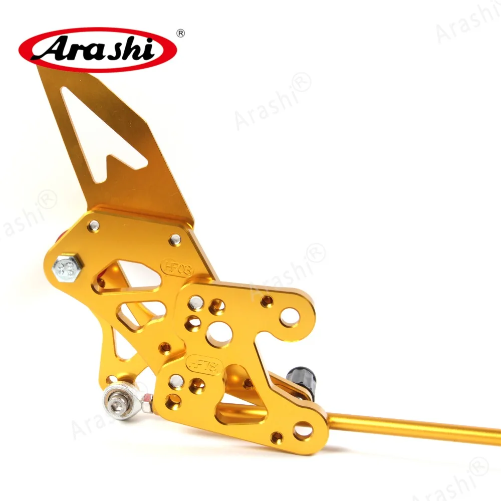 Регулируемые подножки для ног Arashi для YAMAHA FZ8 NON ABS 2010-2013 Rider Rearset FZ 8 2011 2012 FZ1 2006- 2007 2008