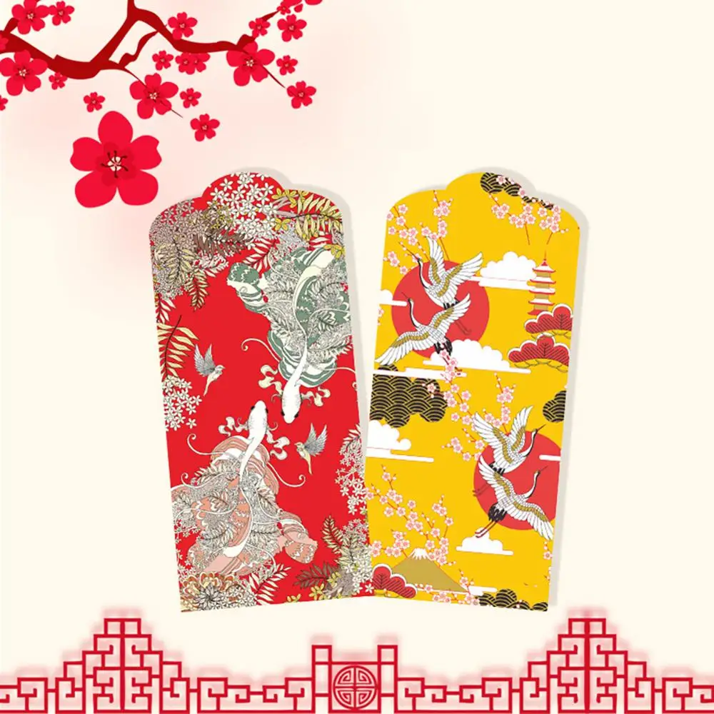 10 шт. Модный китайский новогодний традиционный красный пакет/Hong Bao/счастливые