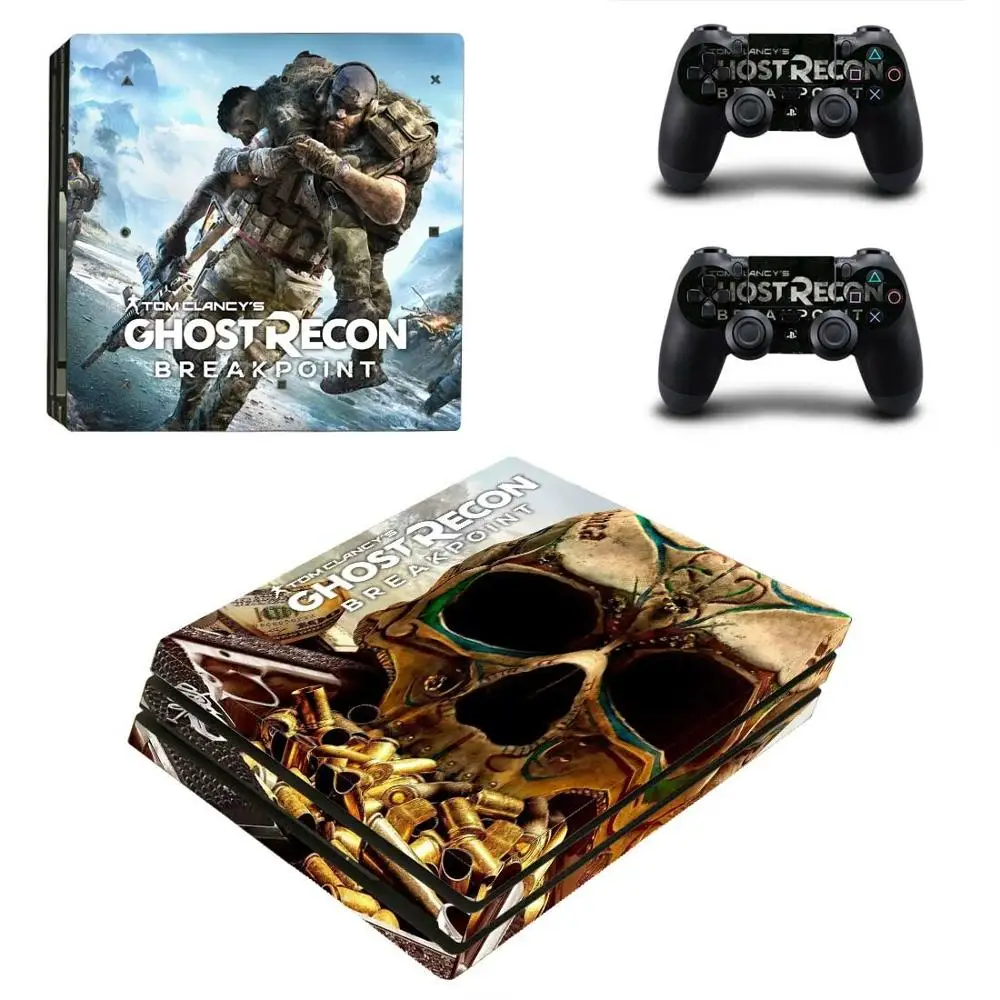 YSP4P-3487 Наклейка Tom Clancy's Ghost Recon: Breakpoint PS4 Pro, игровая станция 4, кожная наклейка для playstation 4, PS4 Pro, консоль и контроллер - Цвет: YSP4P-3487