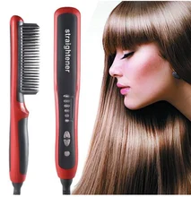 

NEW2022 NEW Men Beard Straightener Ceramic Hair Straighteners Multifunctional Hair Brush Curling Iron Straightening Comb Quick