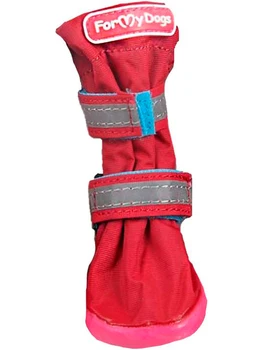 

FOR MY DOGS FOR MY DOGS Dog boots with rubber soles Bordeaux FMDX612K-2015