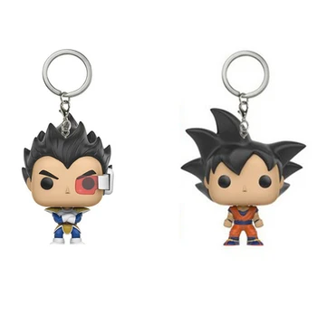 

Pocket Keychain Official Dragon Ball Goku Vegeta Characters Action Figure Collectible Model Christmas Toys with Box