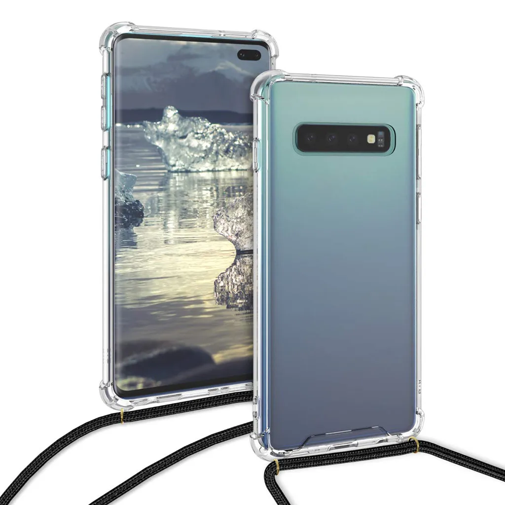 Чехол для телефона с ремешком на шею для samsung S8 S8 Plus S9 S9 Plus S10 Plus S10 S10 E