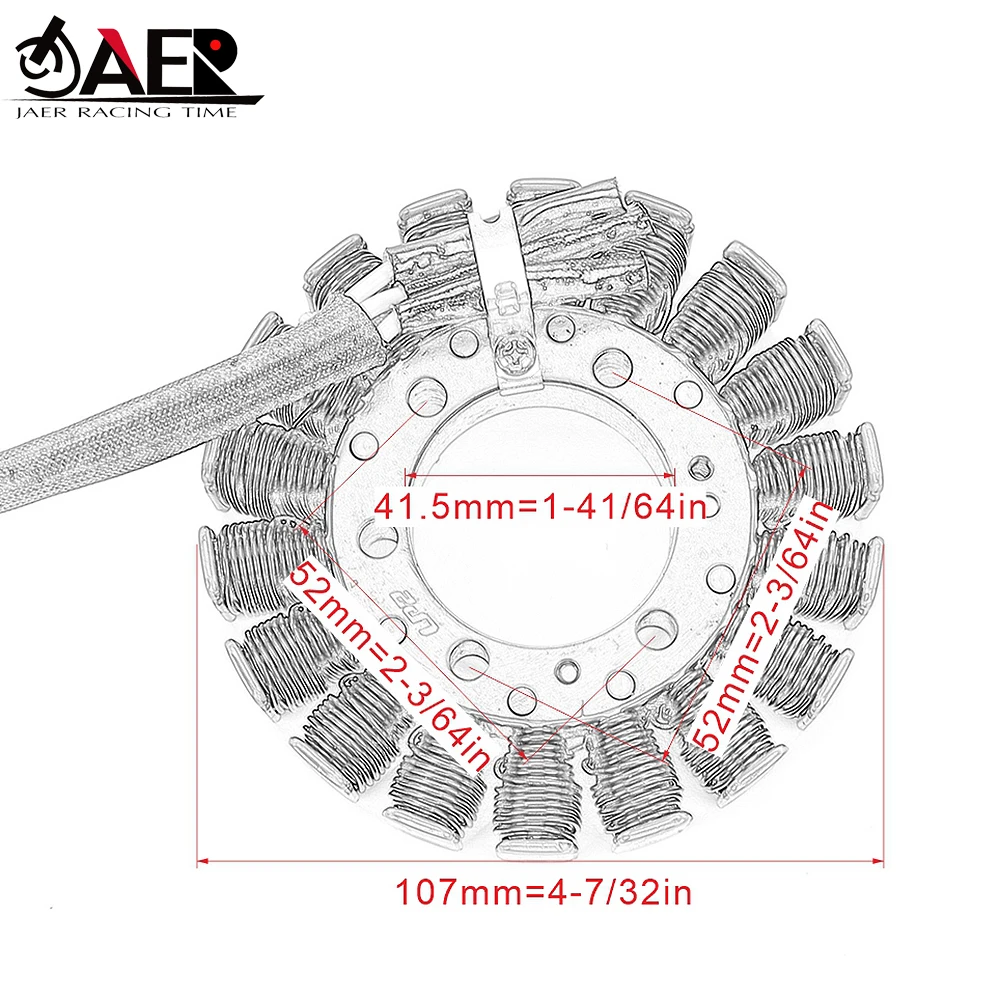 JAER Мотоциклетный Двигатель Магнето обмотка статора для Yamaha Raptor 700 2006-2009/- 1S3-81410-00 YFM700R YFM700RSP Raptor 700R 2006