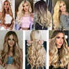 BENEHAIR No Clips in Hair Extension 24'' Hidden Halo Fish Line Hair Invisible Wire Natural Synthetic Hair Hairpieces For Women ► Photo 2/6