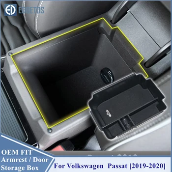 

Passat 2019 2020 Accessories Passat Center Conosle Organizer Tray For Volkswagen Passat Armrest Secondary Storage Armrest Box