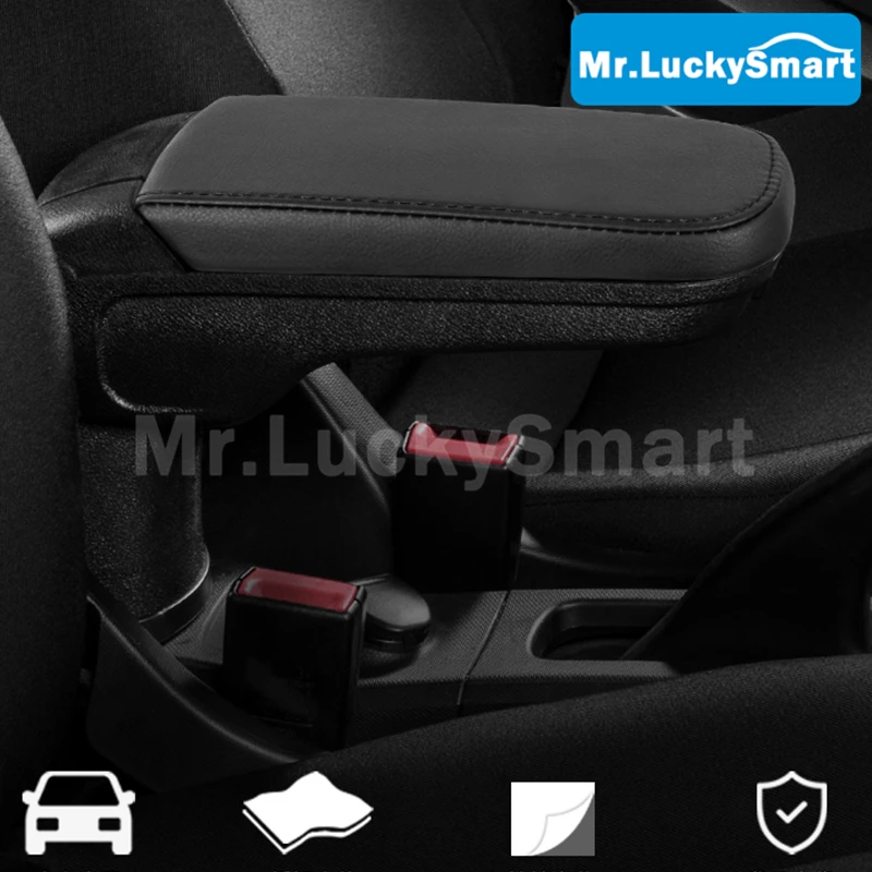 

Car Central Control Armrest Box Leather Storage Box For Mercedes New Smart 453 Fortwo Forfour Interior Modification Accessories