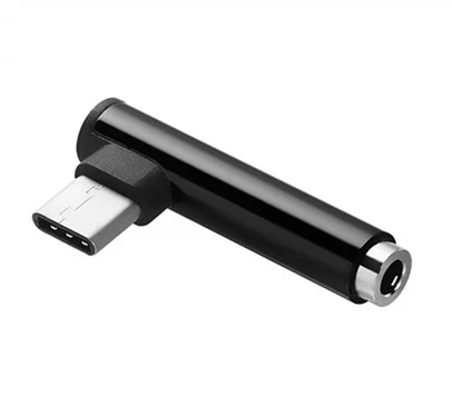 Горячий тип C до 3,5 мм разъем для наушников 3,5 AUX USB C кабель для huawei P30 Pro Xiaomi Mi 9 8 Se Oneplus 7 Pro аудио USB C адаптер - Цвет: Черный