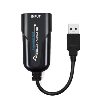 

HDMI to USB 2.0 Video Capture Card Plug and Play Game Capture Card Grabber Screen Sharing 1080P 60fps Recording NC99