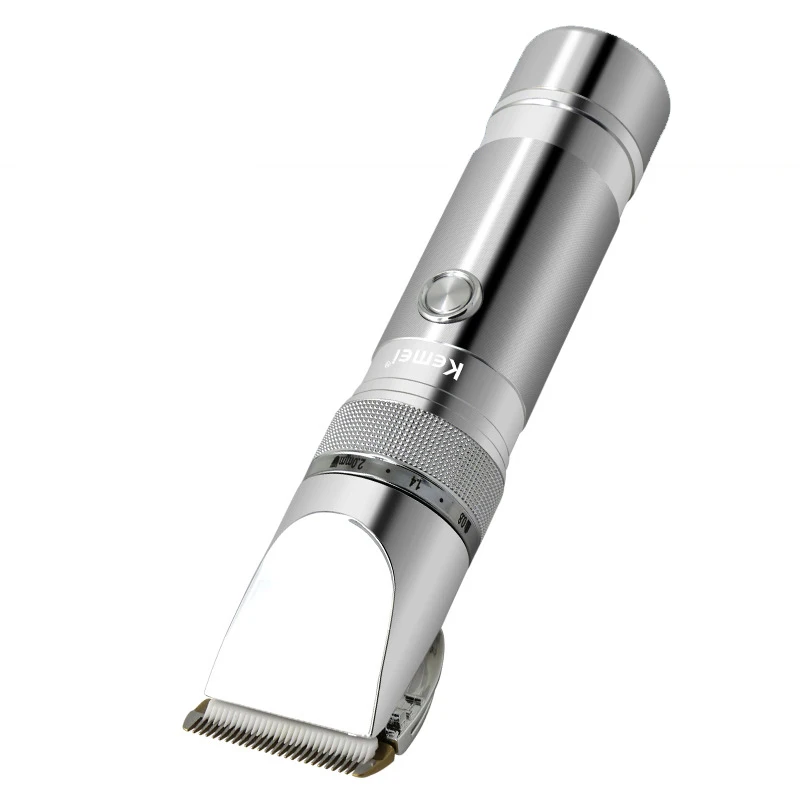 Kemei KM-9801, новинка, Керамический триммер для стрижки бороды, машинка для стрижки волос, перезаряжаемая бритва, бритва, беспроводная, регулируемая машинка для стрижки