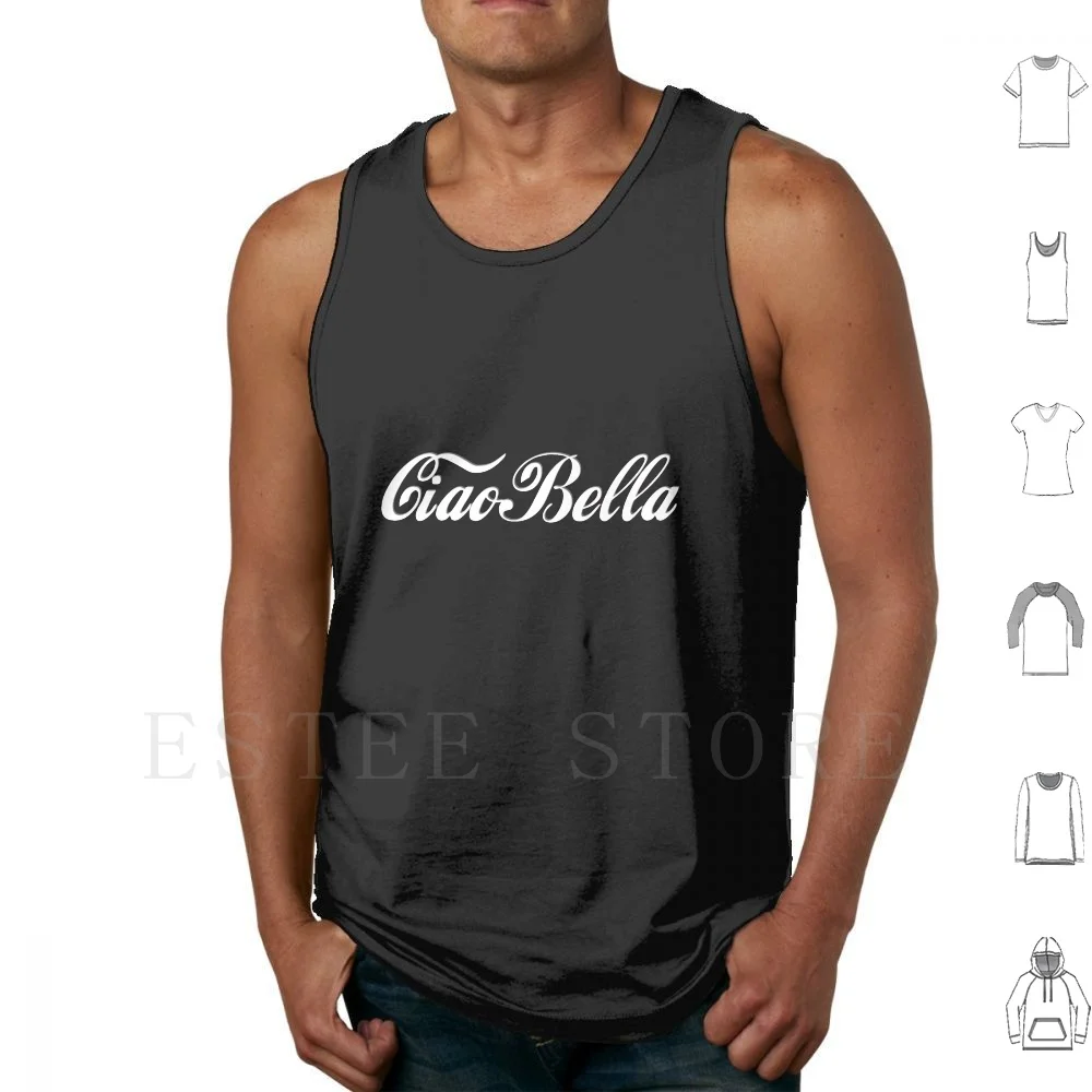 Ciao Bella! Canotte Gilet Cotone Ciao Bella Cola Coca Cola Coca Bibite Rosso Italia Roma Donna Bella Ciao Bella