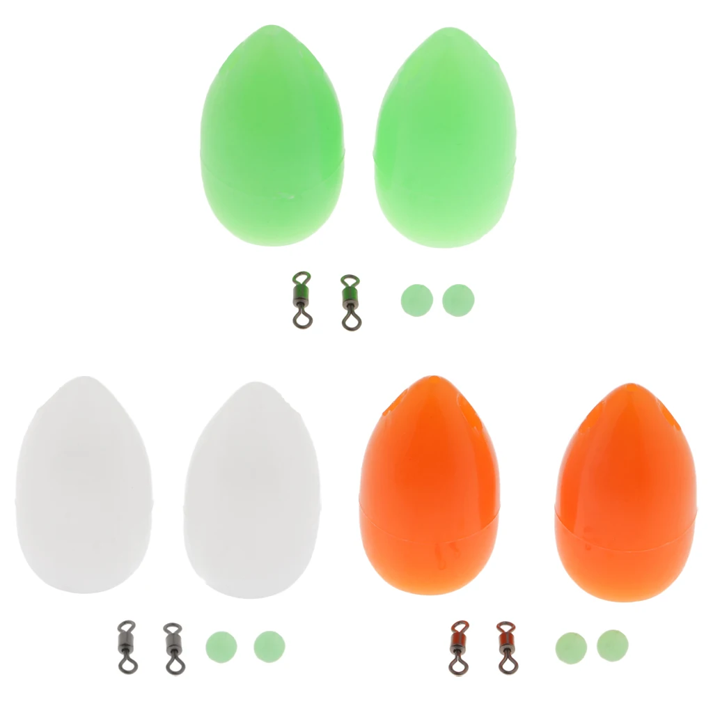 6pcs Floating Bombarda Float Long Distance Casting Lure Trout Pose Sbirolino