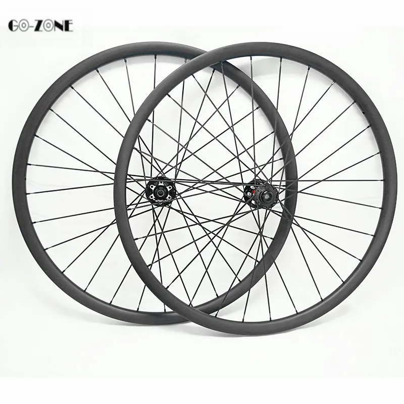 US $557.83 Mountain bike 275inch carbon wheels 37x 24mm tubeless 650B carbon wheel novatec D791SB D792SB boost 110x15 148x12 mtb wheelset