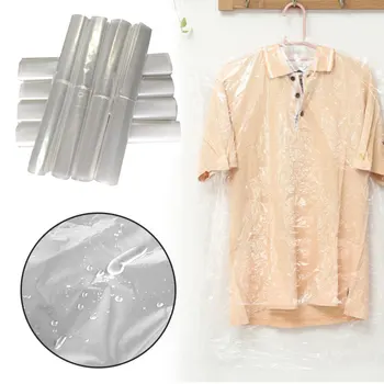 

50 pcs 60*100cm Clothes Dust Cover Disposable Garment Dust Shield Garment Suit Bag