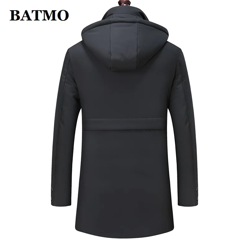 BATMO Новое поступление зимние высококачественные теплые мужские парки с капюшоном, мужские куртки с капюшоном, 1903