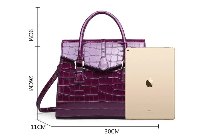 女士手提包_新款女包经典百搭鳄鱼纹女士手提包欧美时尚单肩---阿里巴巴_14