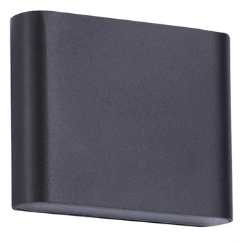 

Promotion! Outdoor Waterproof Wall Lamp Led Wall Lamp Modern Indoor / Outdoor Decoration Double Aluminum Wall Lamp Black 12W