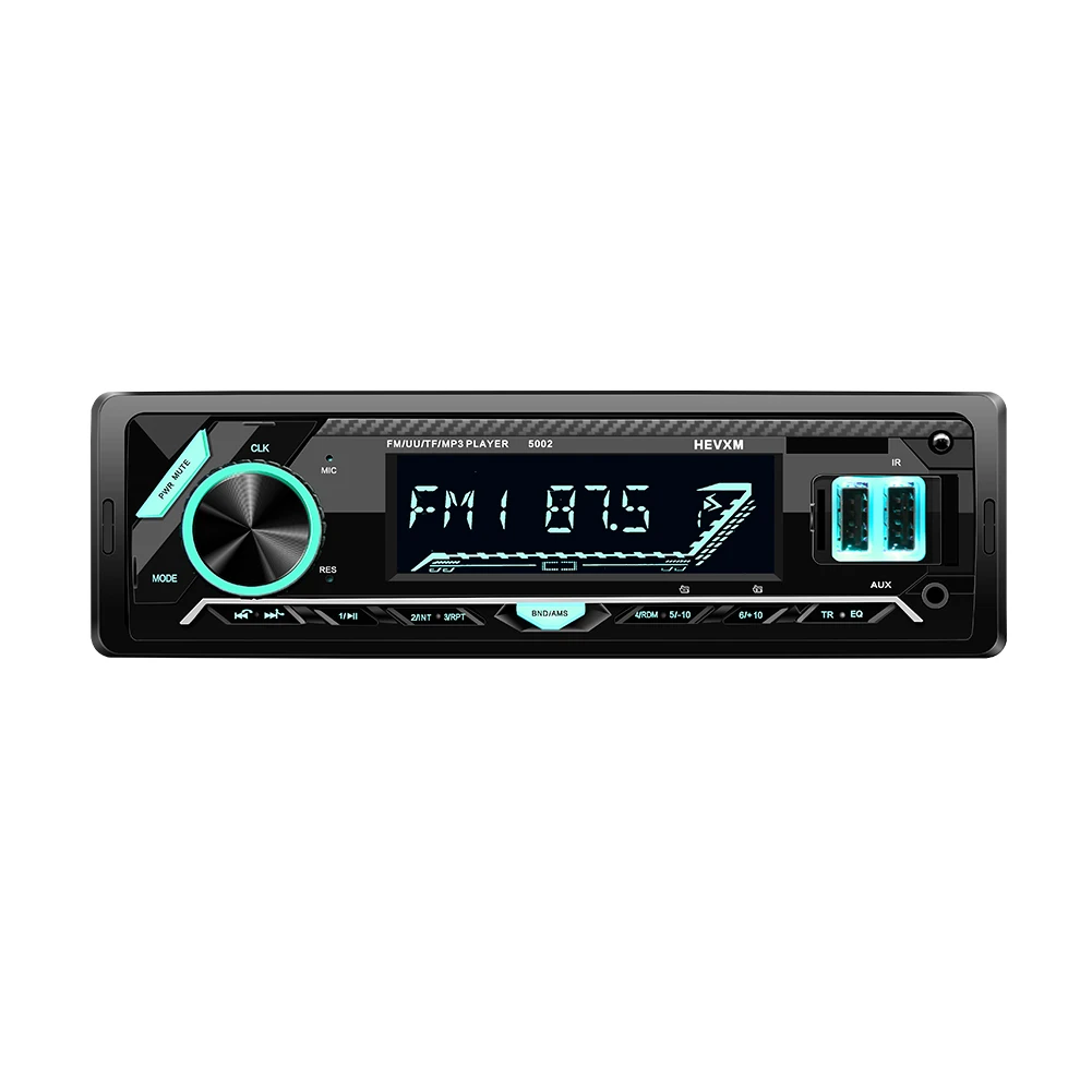 rádio do carro de labo autoradio aux receptor de entrada bluetooth estéreo rádio multimídia player suporte sd