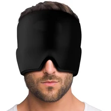 Shape-Fitting Gel Ice Packs Headaches And Migraines Reduce Cold Therapy Cap Head Wrap Ice Pack Eye Mask