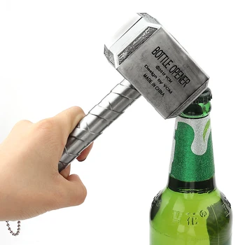 

The Avengers Keychain Key Ring Thor Hammer Bottle Opener Beer Opener Big Perfect Bar Wine Mjolnir 16.5*6.8cm Accessories