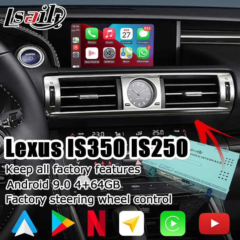 Android / Carplay Interface Box For Lexus Is 20142020 10.25 Video
