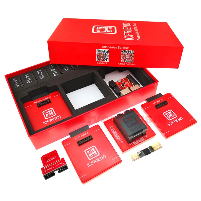 Сокет ICFRIEND E mate X EMMC BGA 13 в 1 поддержка BGA100/136/168/153/169/162/186/221/529/254 для легкий jtag plus MEDUSA