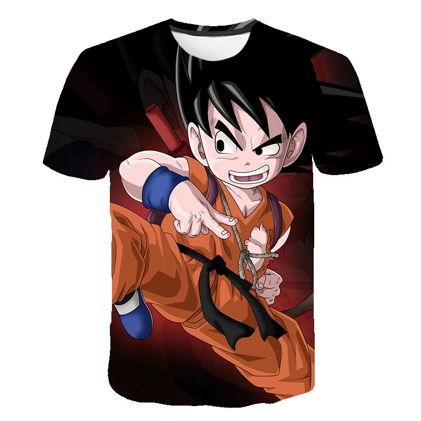

Men T shirt 3D Nature Polyester Dragon Ball T Shirt Men Summer Dragon Ball Z super Saiyan goku Slim Fit Custom 3D T-Shirts anime