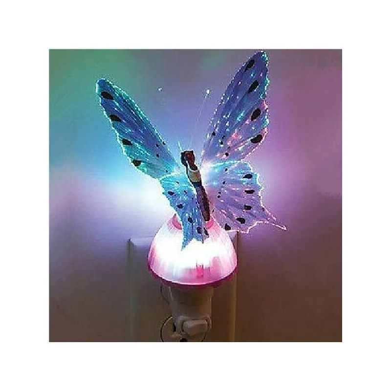 

RGB Creative Color Changing ABS Fiber Butterfly LED Night Lights Lamp Beautiful Home Decorative Wall Nightlights VEN50