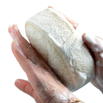 Spugna da bagno Palla Spazzola da massaggio sana Rimuovi impurità Esfoliante Bagno Doccia Strofinare Luffa naturale