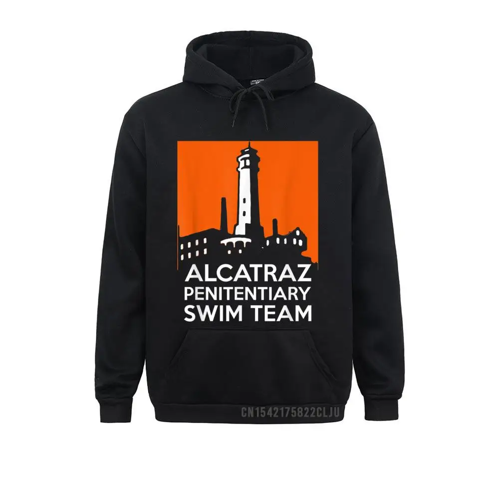 Hoodies Clothes Alcatraz Penitentiary Swim Team - San Francisco T-Shirt__97A2048 Labor Day Long Sleeve  Men's Sweatshirts Group Fitted Alcatraz Penitentiary Swim Team - San Francisco T-Shirt__97A2048black