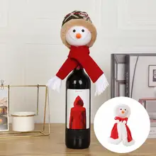 

High Quality Washable Decorative Decorative Christmas Red Wine Bottle Topper Wine Bottle Dress Wine Bottle Topper