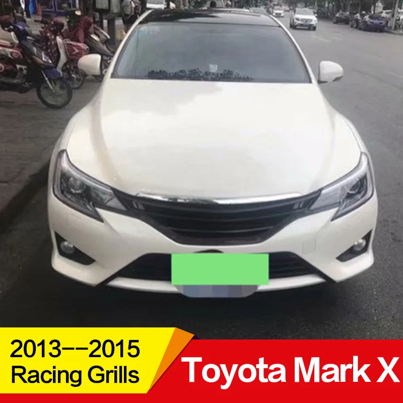 Используется для toyota mark X racing grills 2013 14 15 лет углеродного волокна/FRP Refitt Передняя Центральная гоночная решетка крышка аксессуары