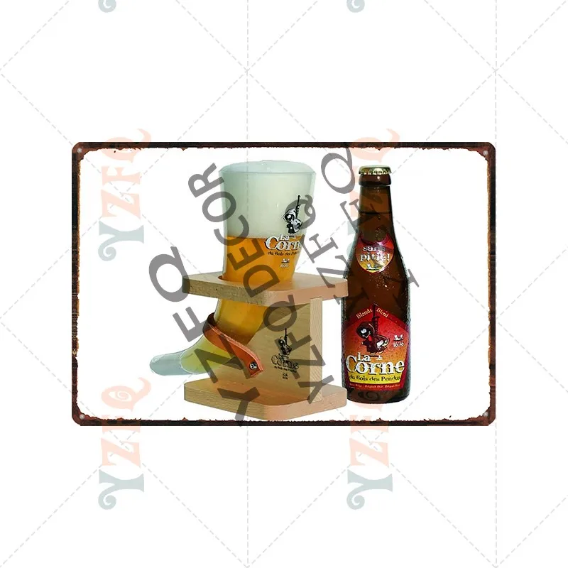 Belgian Beer Plaque Tin Sign Metal Plates For Wall Home Art Retro Bar Cafe Shop Vintage Restaurant Decoration 30X20CM DU-9760A | Дом и сад