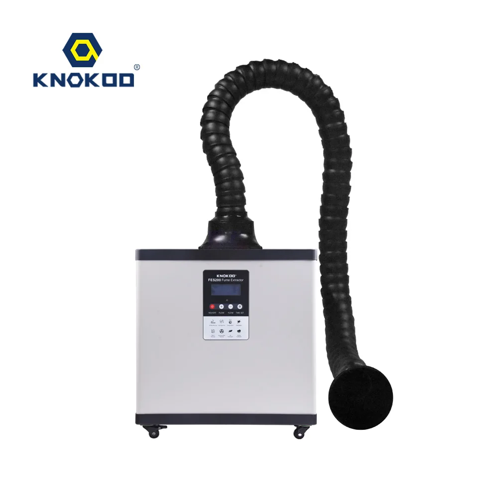 Экстрактор дыма KNOKOO FES200 с цифровым дисплеем и дистанционным управлением 200 Вт |