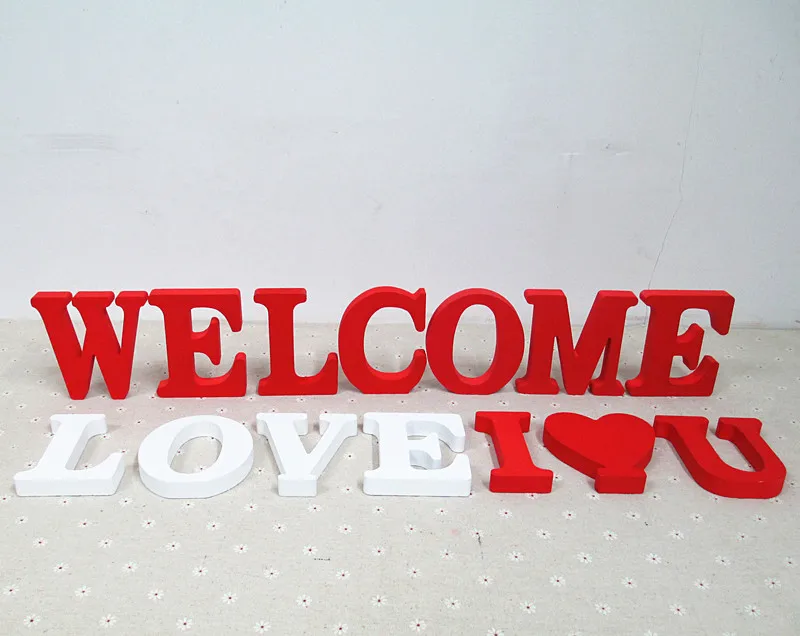 White Wooden Alphabet Letter for Personalized DIY Art and Home Decor, 10cm