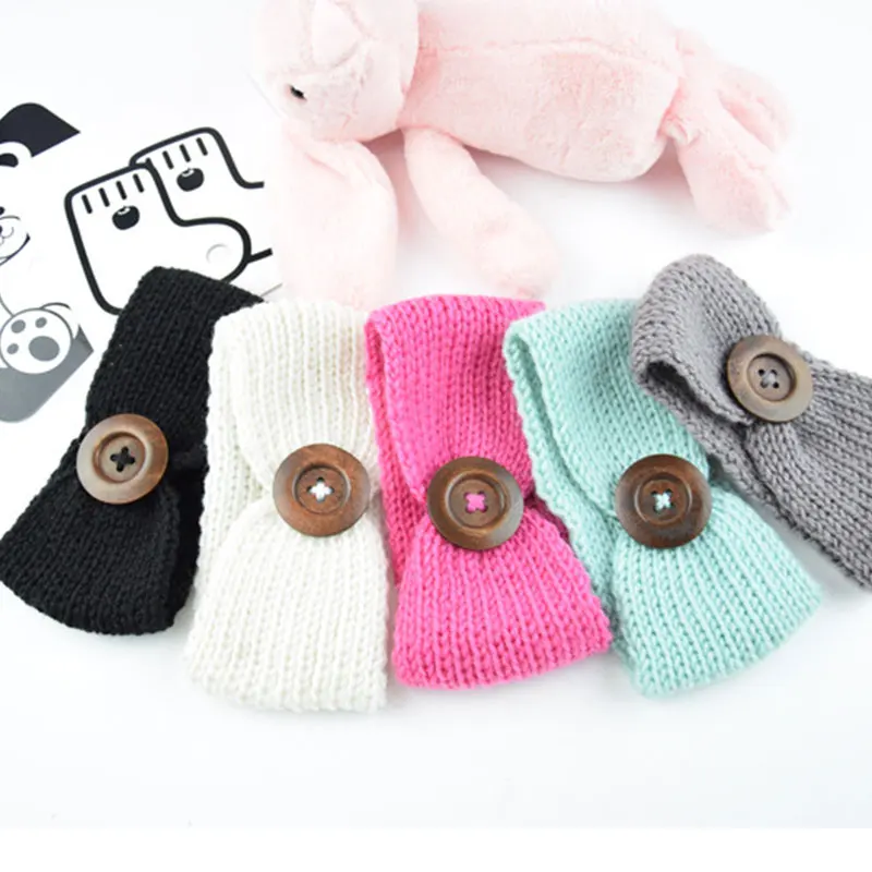 Вязаная повязка для волос на осень и зиму девочек голову ушам теплее аксессуары