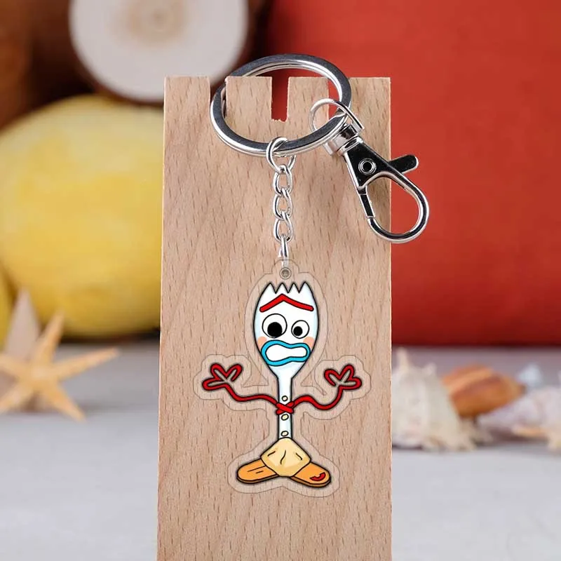 

Toy Story Bashudi Fork Three Eyes Rabbit Acrylic Double-sided Transparent Keychain Pendant