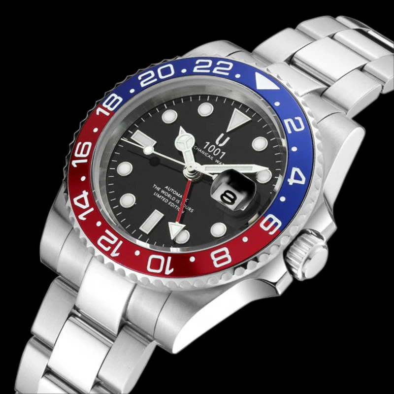 U1001 Brand Luxury Ceramic Bezel Mens Mechanical Stainless Steel Automatic 2813 Movement Watch Self Wind Men Watches Aliexpress Watches