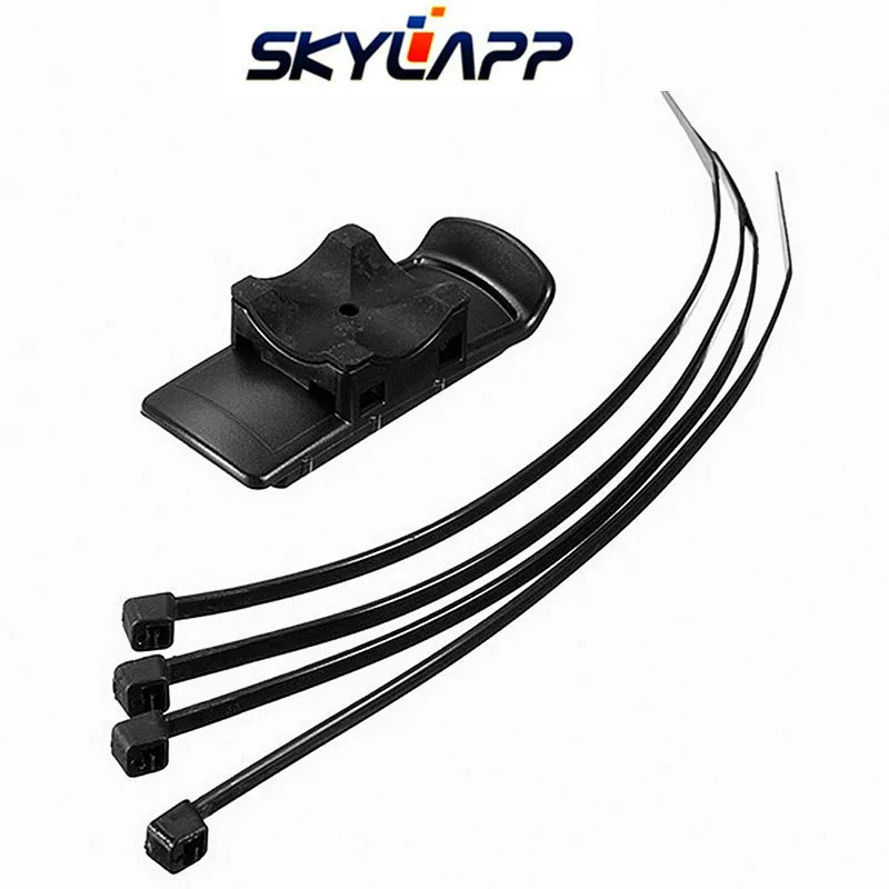 New Bike Della Vigilanza Del Basamento Di Trasporto Libero Per Garmin Etrex 10 Etrex 20 Etrex 30 Bicicletta Navigatore Gps Staffa Di Base E Cravatta F