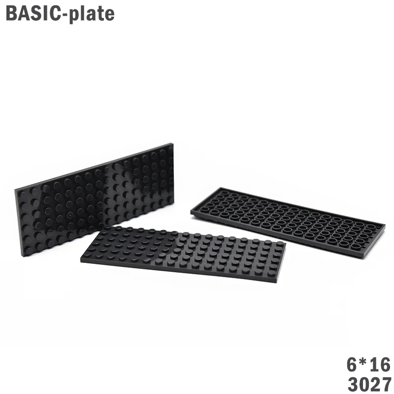 

2Pcs/lot MOC Basic Bricks Creative Base Plate 6x16 3027 Building Blocks Technic Creator Parts DIY Educational gifts Toys