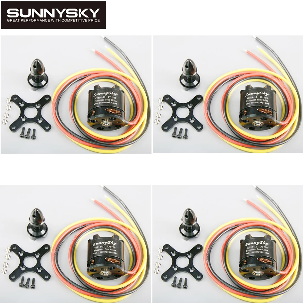 

1pcs Newest SUNNYSKY V2814 KV700 KV800 Outrunner Brushless Motor for Quadcopter