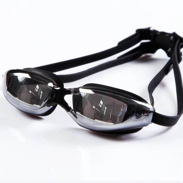 

Waterproof Anti-fog High-definition Goggles Electroplated Swimming Goggles for Both Men And Women Big Box Electroplated Racing S