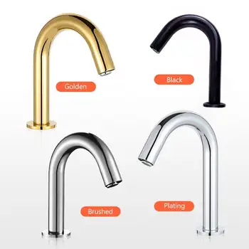 

Deck Mounted Bathroom Basin Sink Faucet Cold & Hot Hand Touch Tap Automatic Inflated Sensor Faucet Crane