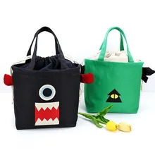 Сумка для ланча Mobs сумка-кисет стиль вышивка мультфильм ручная сумка для пеленок поколение жира