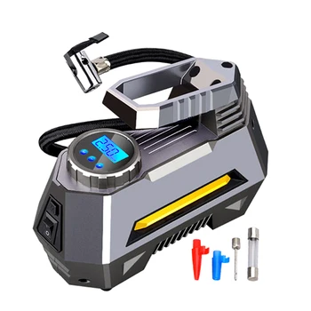 

Car Air Compressor Portable Inflatable Pump 12V Automobile Tire Inflator Mini Electric Auto for Travel Boat Air Compressors Tool