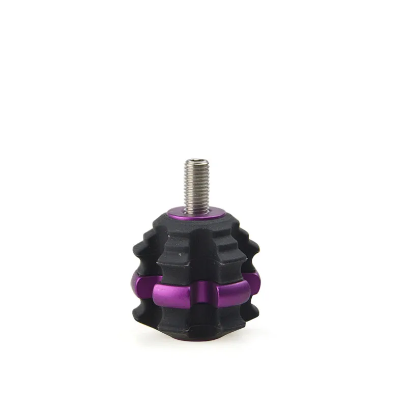 purple 1 шт. стрельба из лука изогнутый/Стабилизатор Для Составного лука амортизационный демпфер струны вибрации расширение Охота Стрельба аксессуары - Цвет: purple