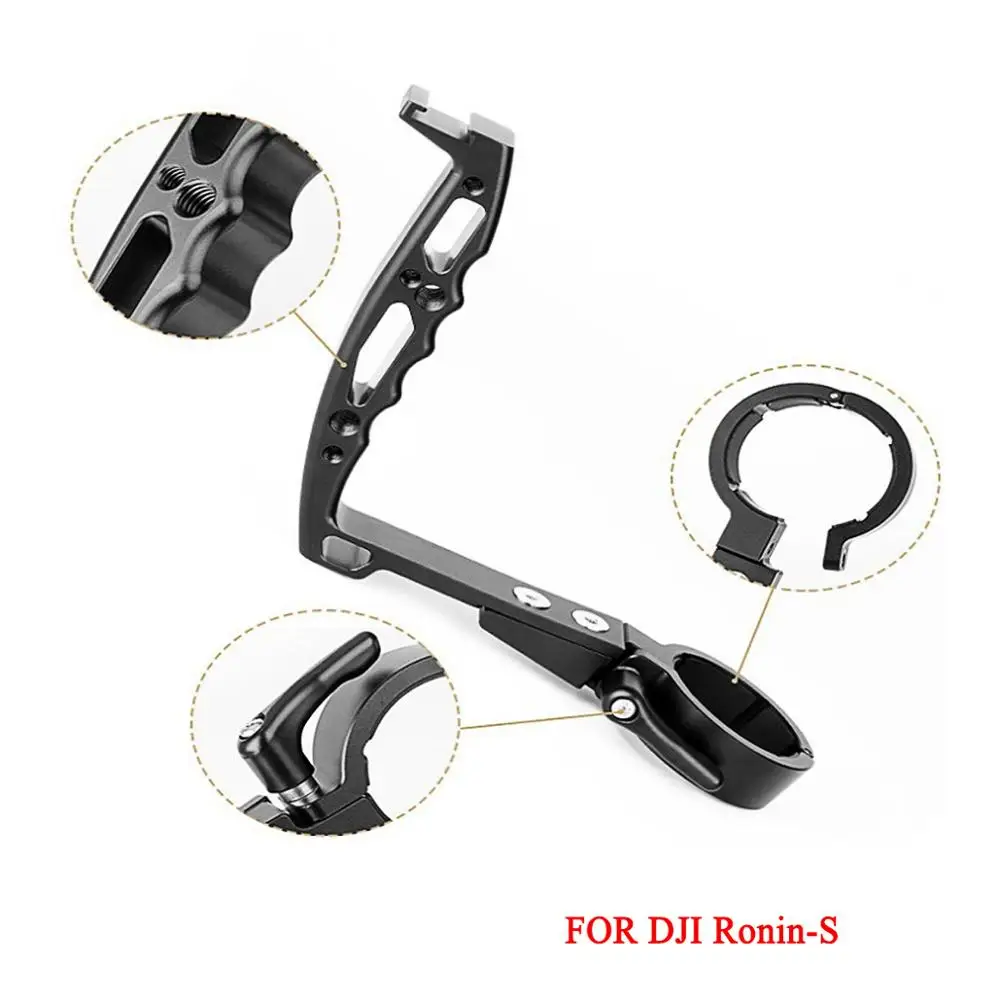 

DH09 Handle Grip for DJI Ronin S Gimbal Stabilizer Support Extension Mounting Monitor/Microphone Holder Inverted Adapter