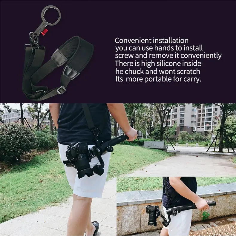 DJI/Ronin-S Аксессуары Ручной камеры haeundae, плечевой ремень и висячая Пряжка уменьшить вес