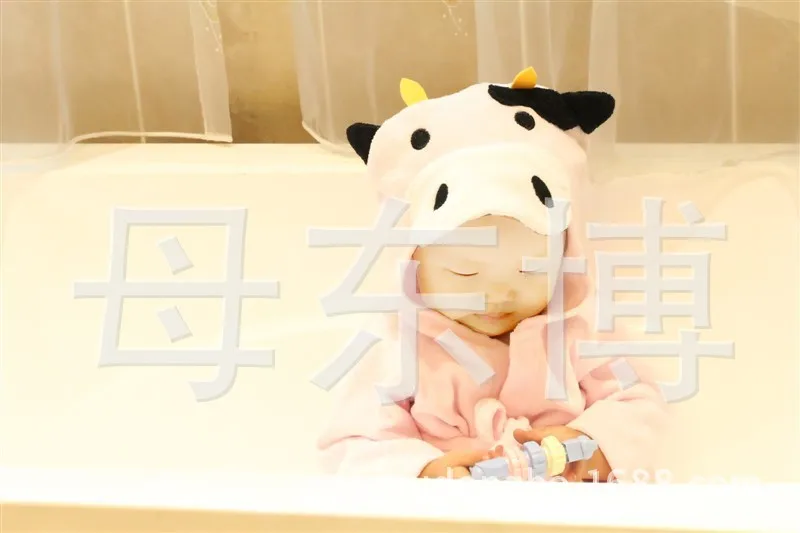 Многоразовое детское полотенце, банный халат с рисунком, модельное полотенце, банный халат с милой мышкой, Пляжное банное полотенце для младенцев